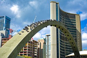 Toronto - City Hall - Birds - Pigeons