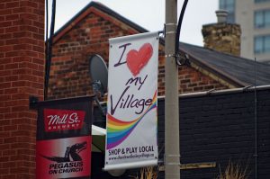 I Love My Village Banner
