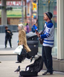Street performer - musician 