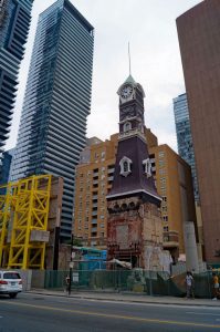 Toronto - City Streets - Clock Tower - Yonge Street