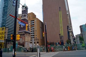 Toronto - Construction - Clock Tower - Yonge Street